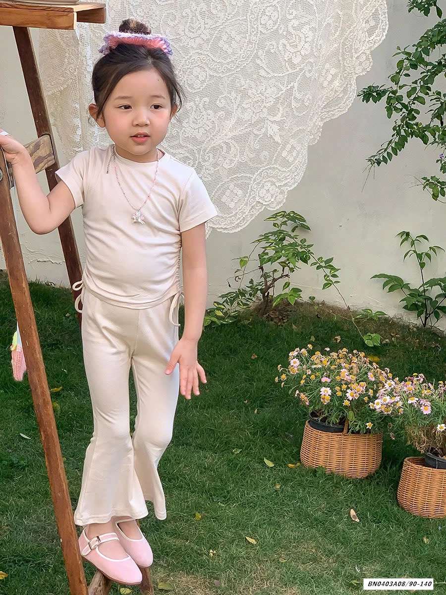 SÉT THUN QUẦN LOE TRƠN MÀU