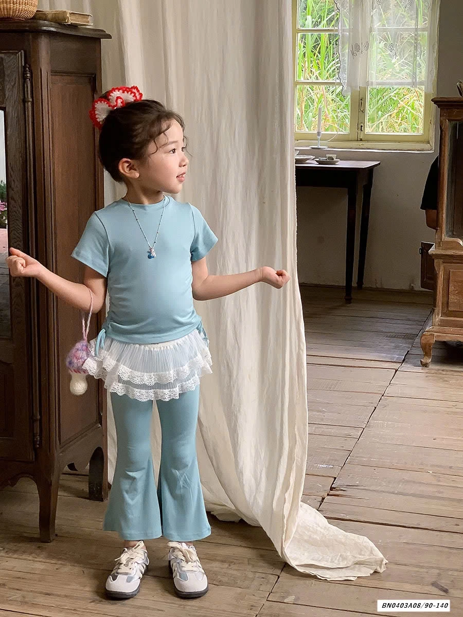 SÉT THUN QUẦN LOE TRƠN MÀU