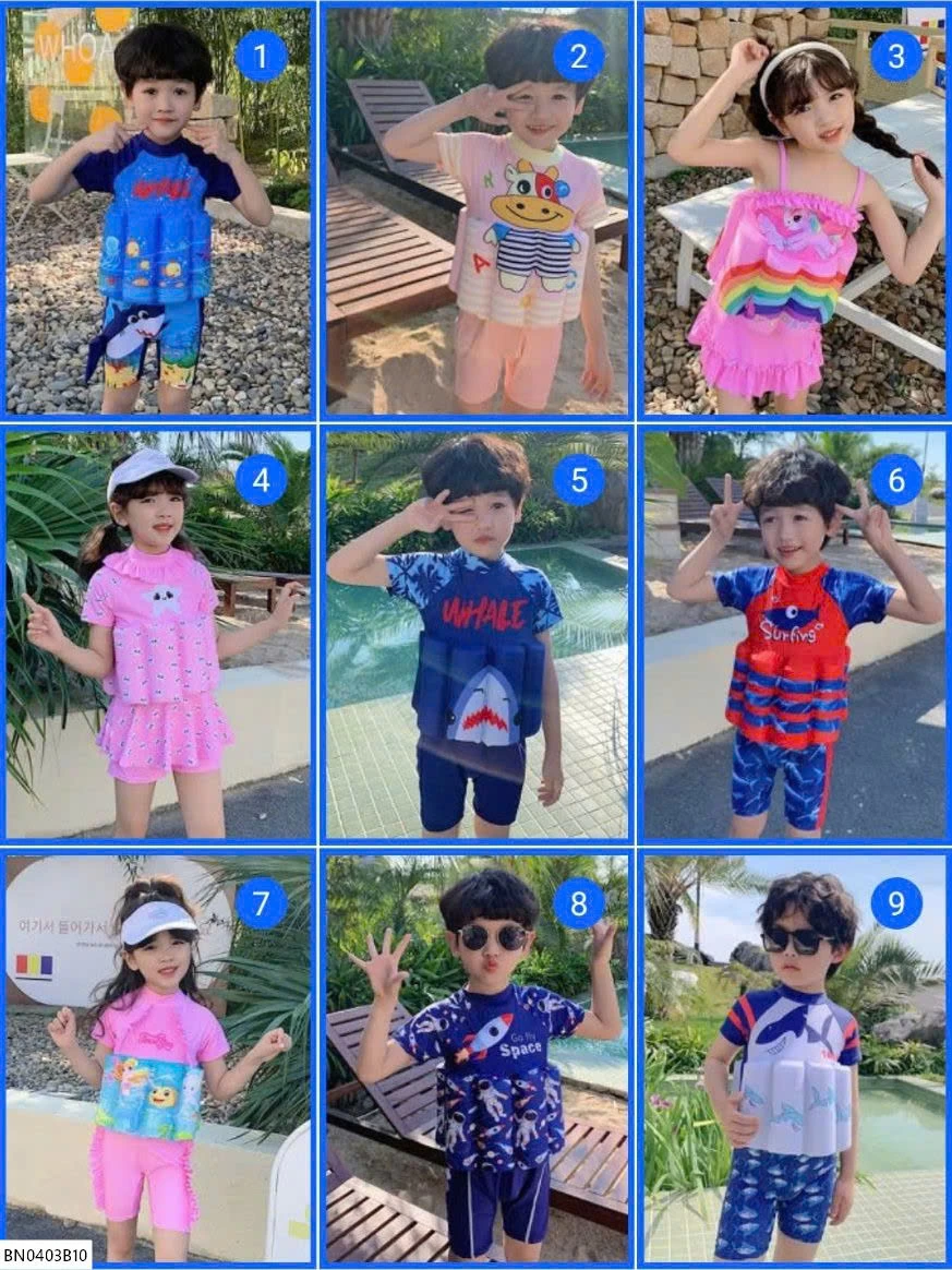 BỘ BƠI LIỀN PHAO HOẠT HÌNH