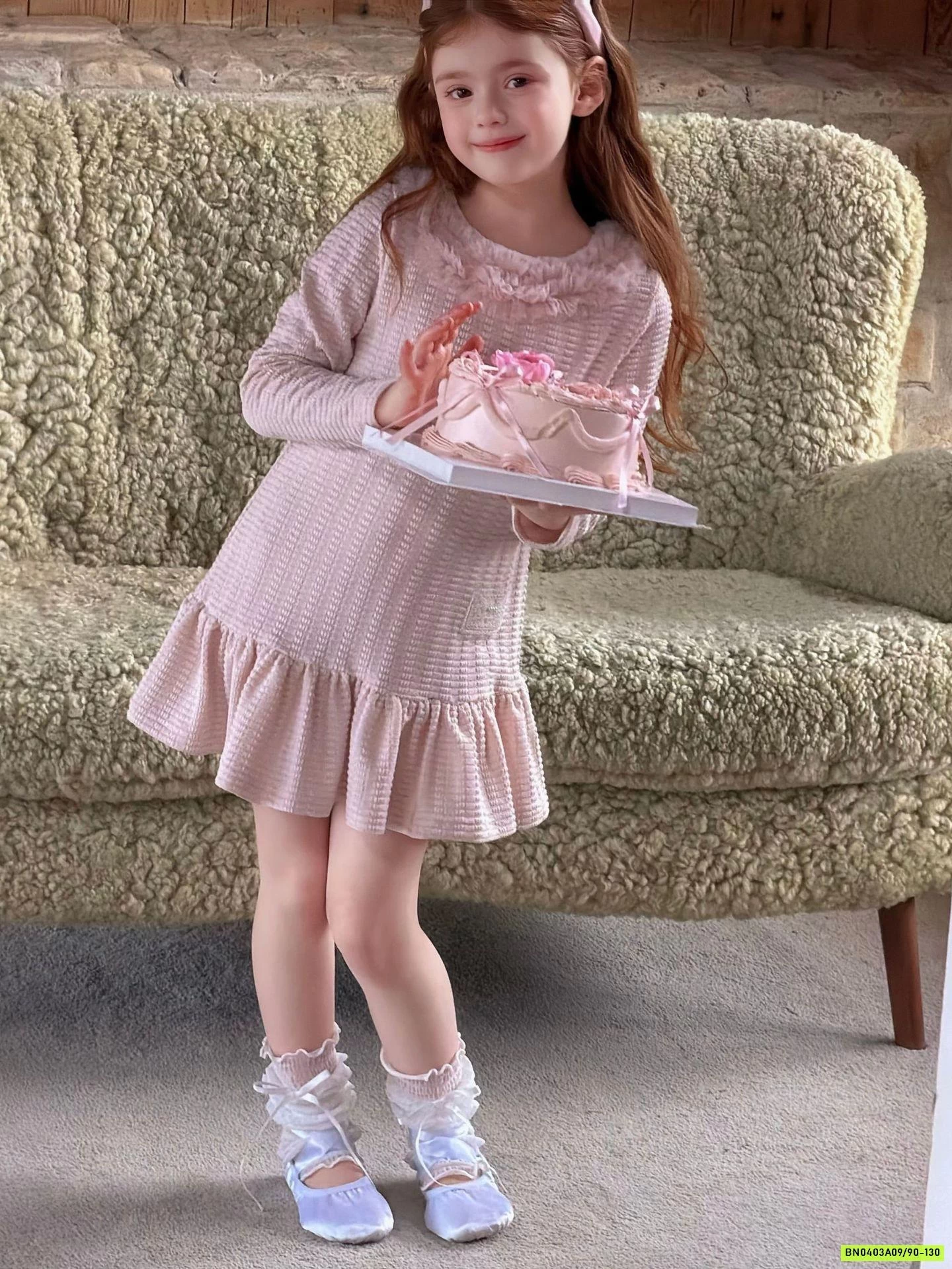 ĐẦM DỆT ĐUÔI CÁ CỔ VIỀN BÈO OTALY