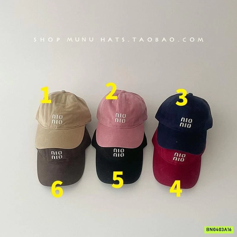 MŨ HẾT THÊU CHỮ NIONIO