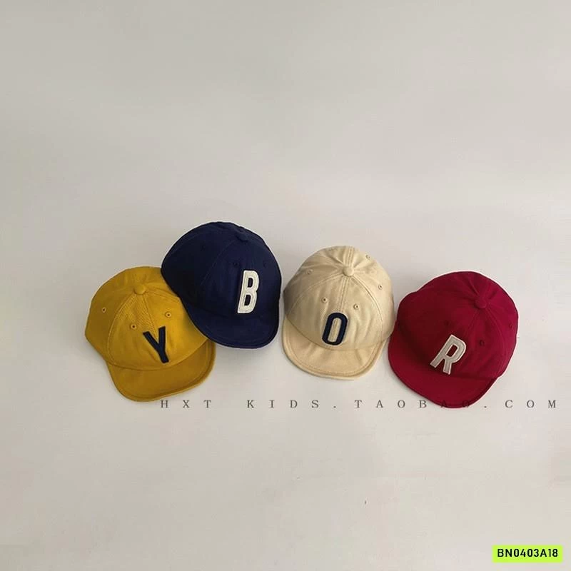 MŨ LƯỠI TRAI CHỮ CÁI NHÍ