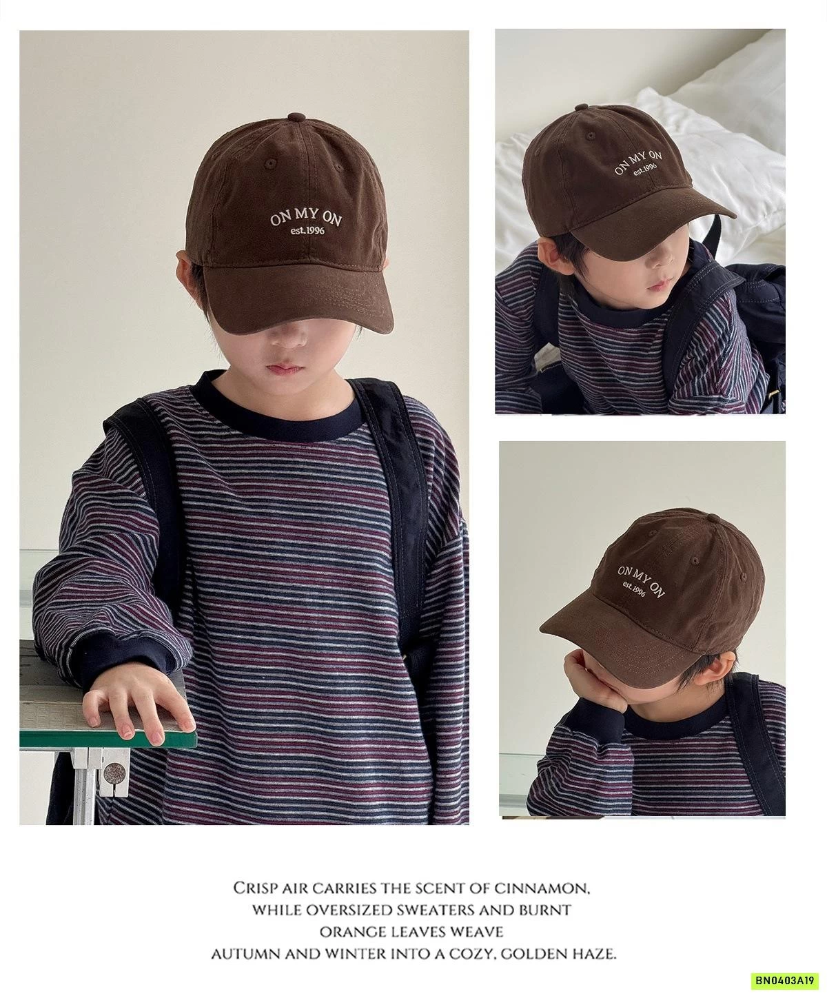 MŨ KẾT NÂU TÂY THÊU CHỮ