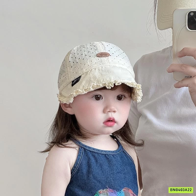 MŨ LƯỠI TRAI TIỂU THƯ VIỀN REN