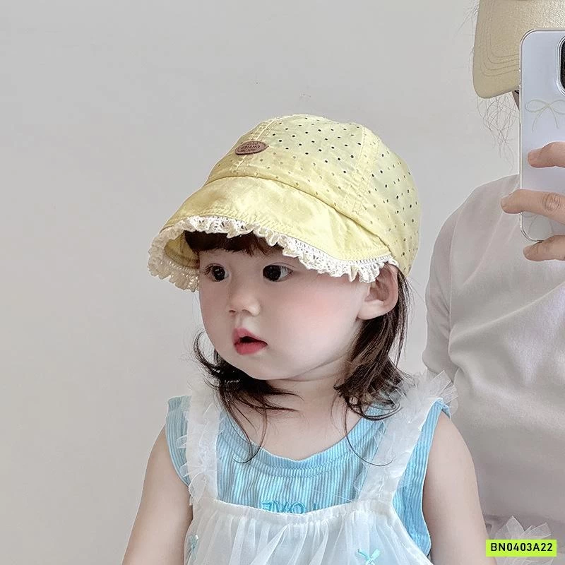 MŨ LƯỠI TRAI TIỂU THƯ VIỀN REN