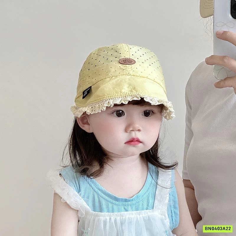 MŨ LƯỠI TRAI TIỂU THƯ VIỀN REN