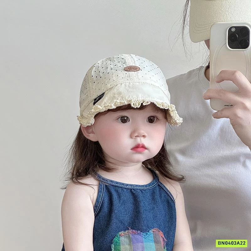 MŨ LƯỠI TRAI TIỂU THƯ VIỀN REN