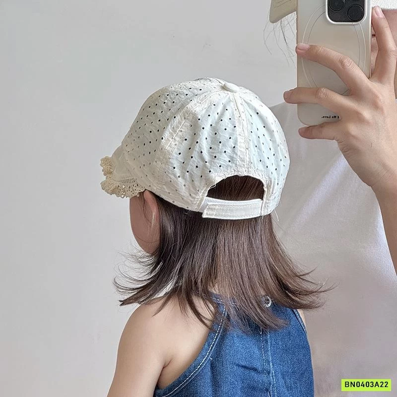 MŨ LƯỠI TRAI TIỂU THƯ VIỀN REN