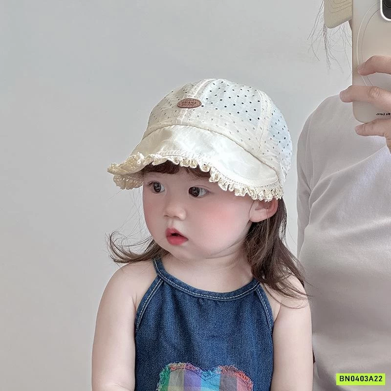 MŨ LƯỠI TRAI TIỂU THƯ VIỀN REN