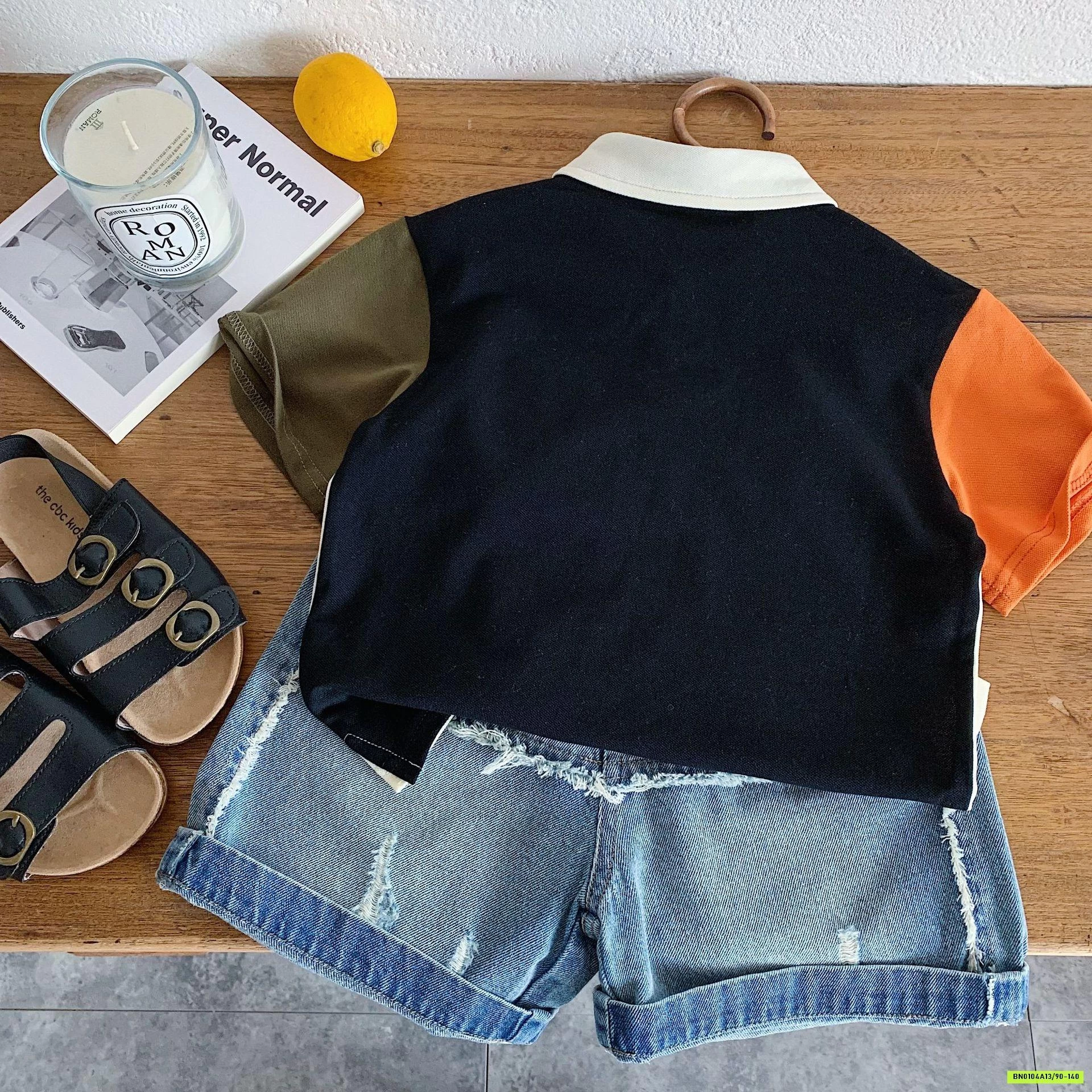 POLO PHỐI MÀU TAY MAIBAO