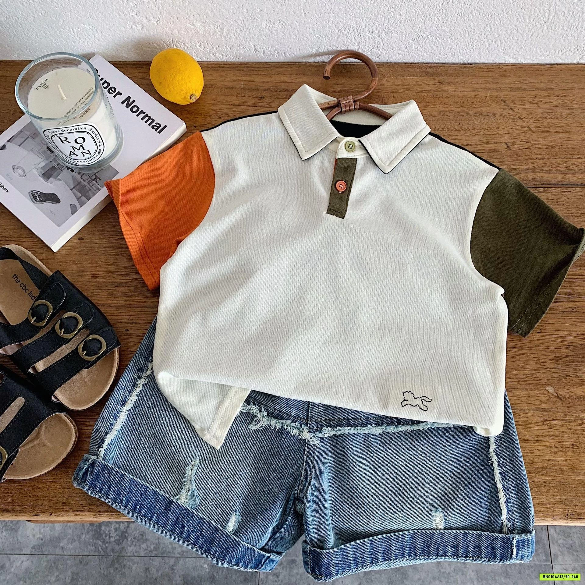 POLO PHỐI MÀU TAY MAIBAO