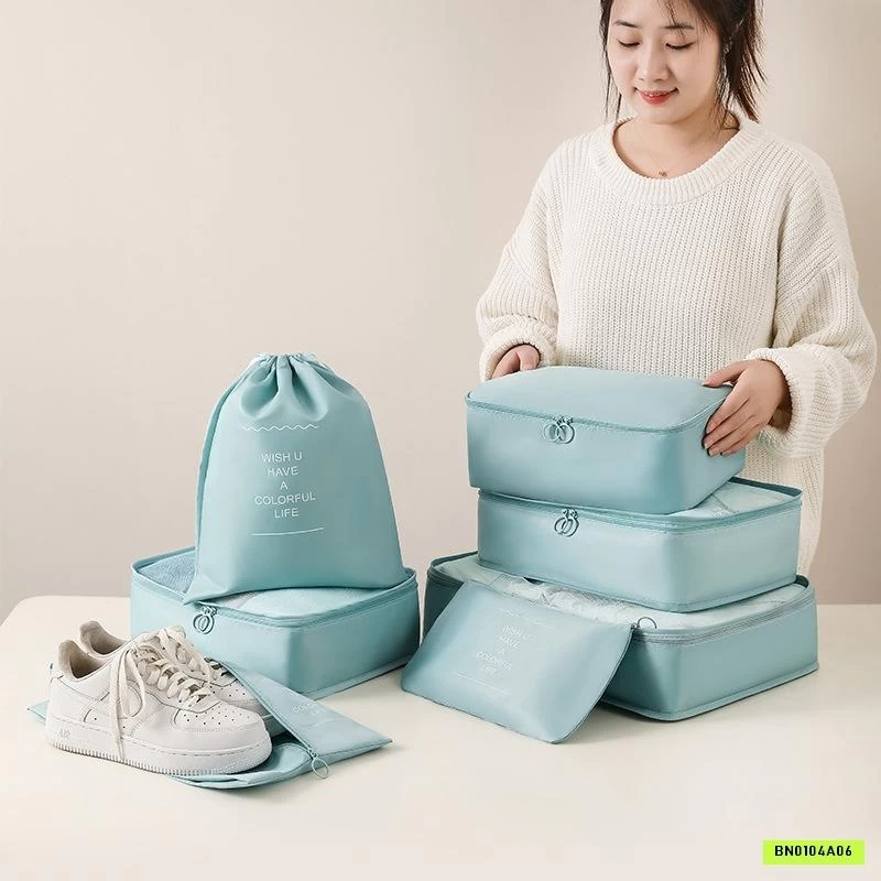 SÉT 7 TÚI ĐỰNG QUẦN ÁO DU LỊCH