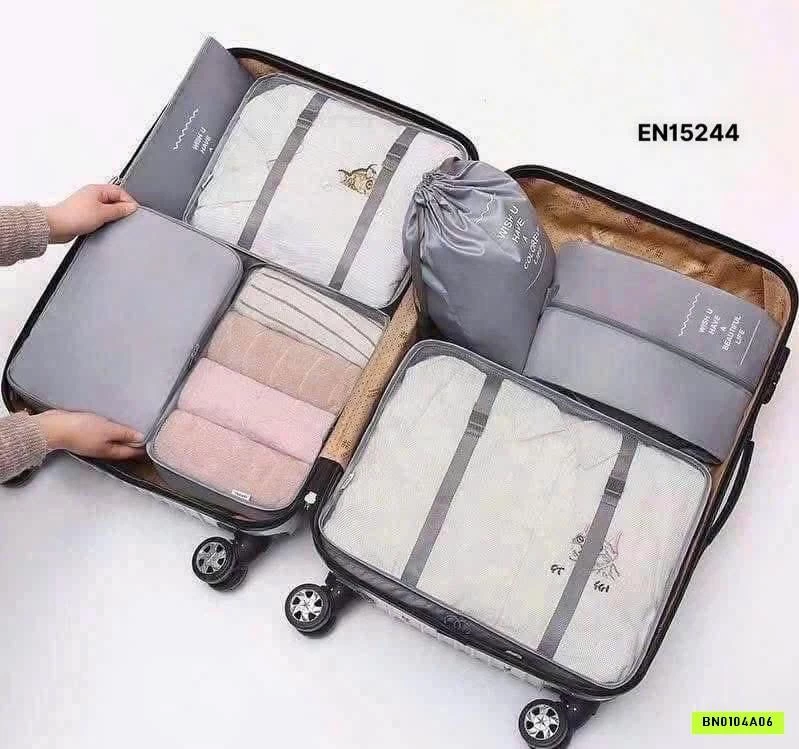 SÉT 7 TÚI ĐỰNG QUẦN ÁO DU LỊCH