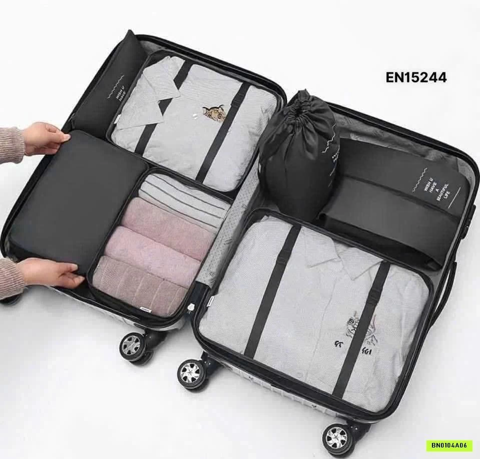 SÉT 7 TÚI ĐỰNG QUẦN ÁO DU LỊCH