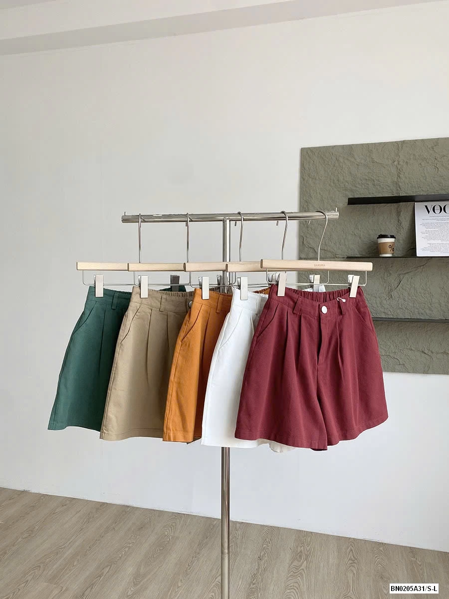 SHORT THÔ MỀM CẠP CÚC LƯNG CHUN