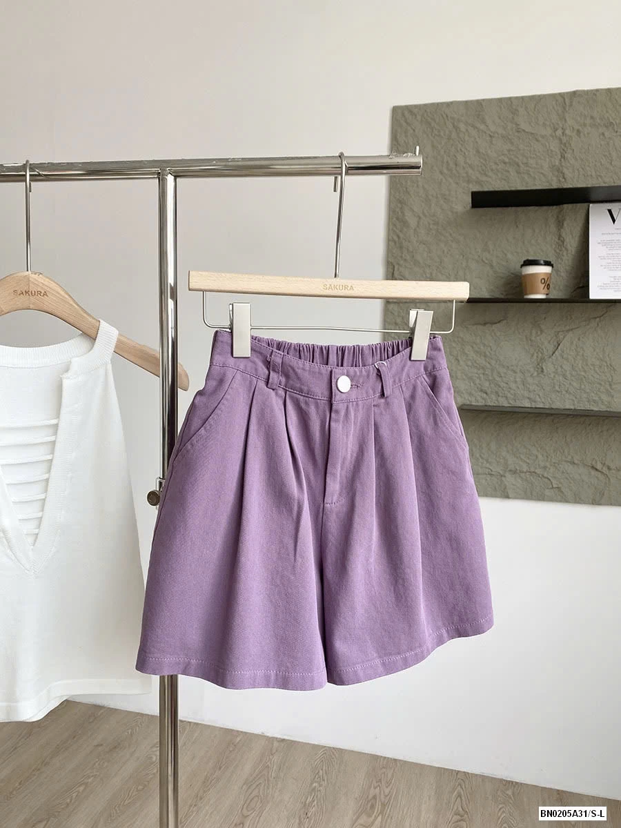 SHORT THÔ MỀM CẠP CÚC LƯNG CHUN