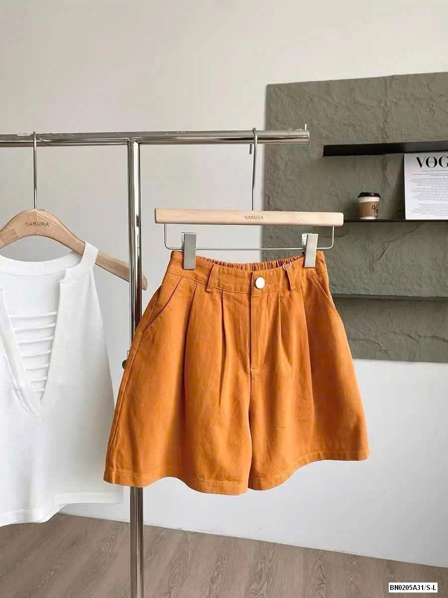 SHORT THÔ MỀM CẠP CÚC LƯNG CHUN