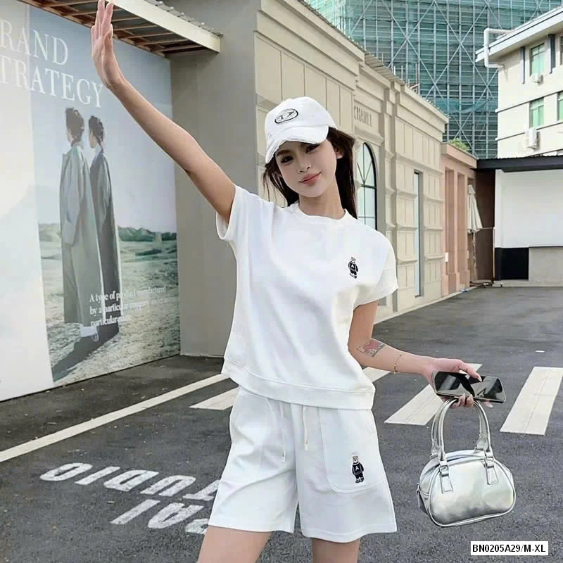 SÉT COTTON LOGO GẤU