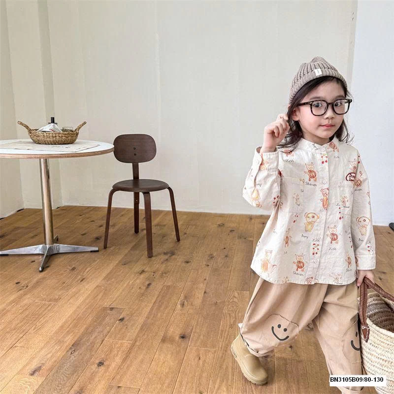 SƠ MI GẤU DÀI TAY