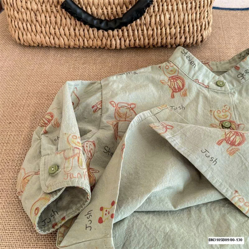 SƠ MI GẤU DÀI TAY