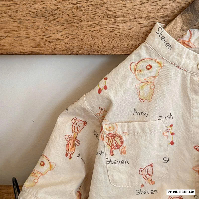 SƠ MI GẤU DÀI TAY