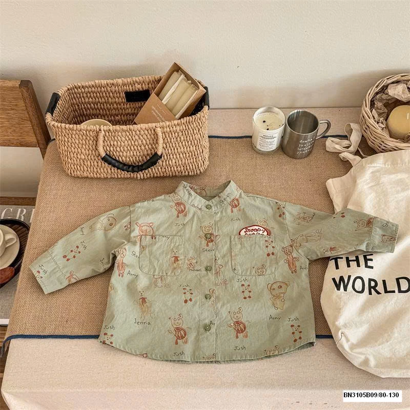 SƠ MI GẤU DÀI TAY