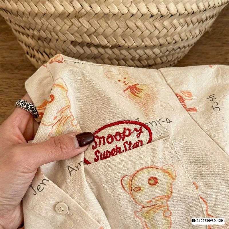 SƠ MI GẤU DÀI TAY