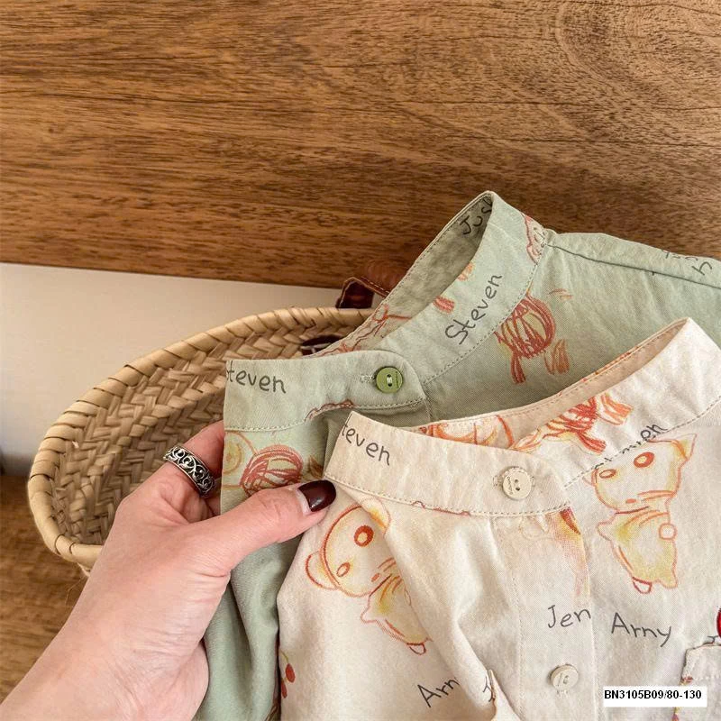 SƠ MI GẤU DÀI TAY