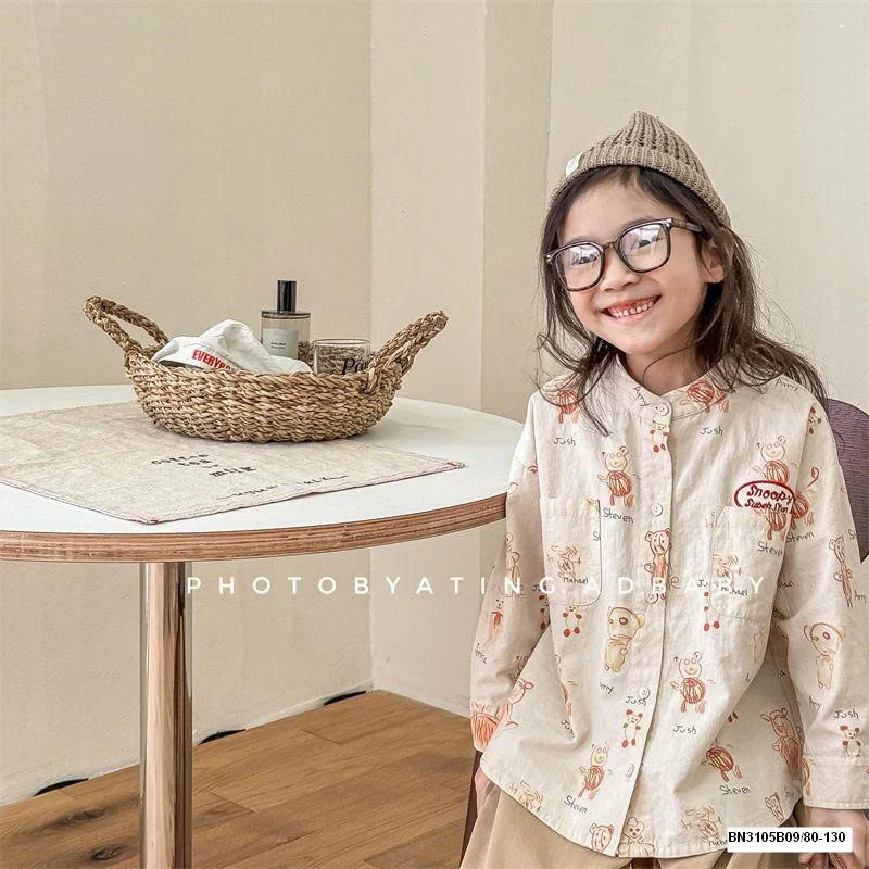 SƠ MI GẤU DÀI TAY