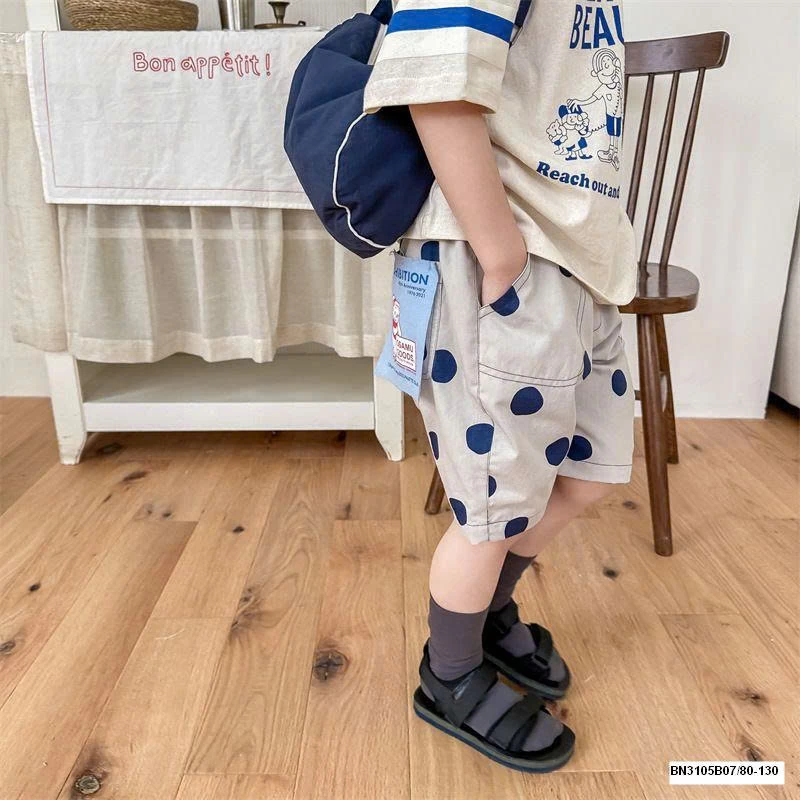 QUẦN SHORT CHẤM BI TO ADBABY