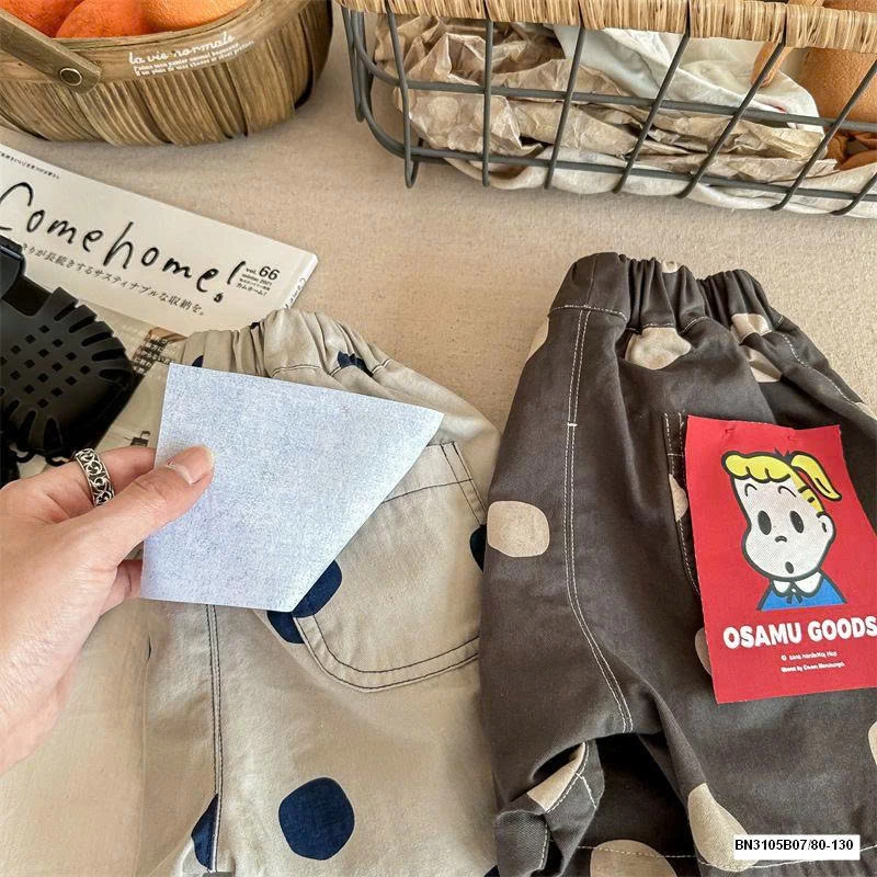 QUẦN SHORT CHẤM BI TO ADBABY