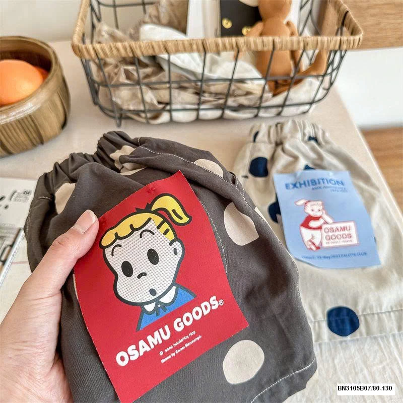 QUẦN SHORT CHẤM BI TO ADBABY