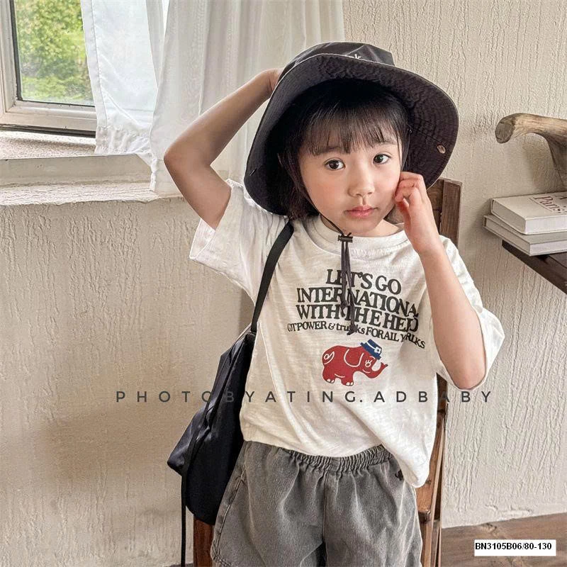 ÁO THUN CHÓ VOI CON ADBABY