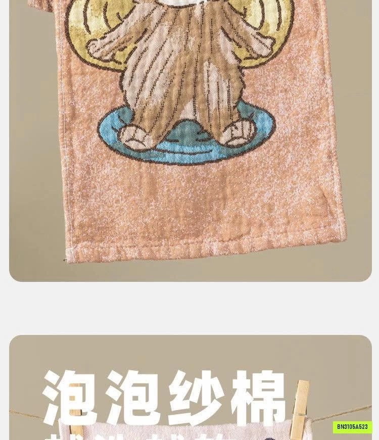SÉT 6 KHĂN XÔ 7A KHÁNG KHUẨN CHO BÉ