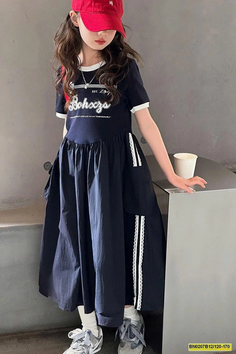 VÁY XÒE DÁNG DÀI JUZITIGE