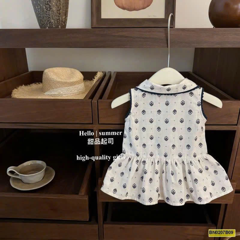 BST VÁY SÁT NÁCH HỌA TIẾT BG