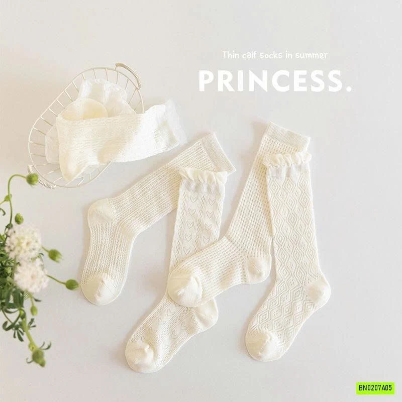 SÉT 3Đ TẤT REN CAO CỔ BG