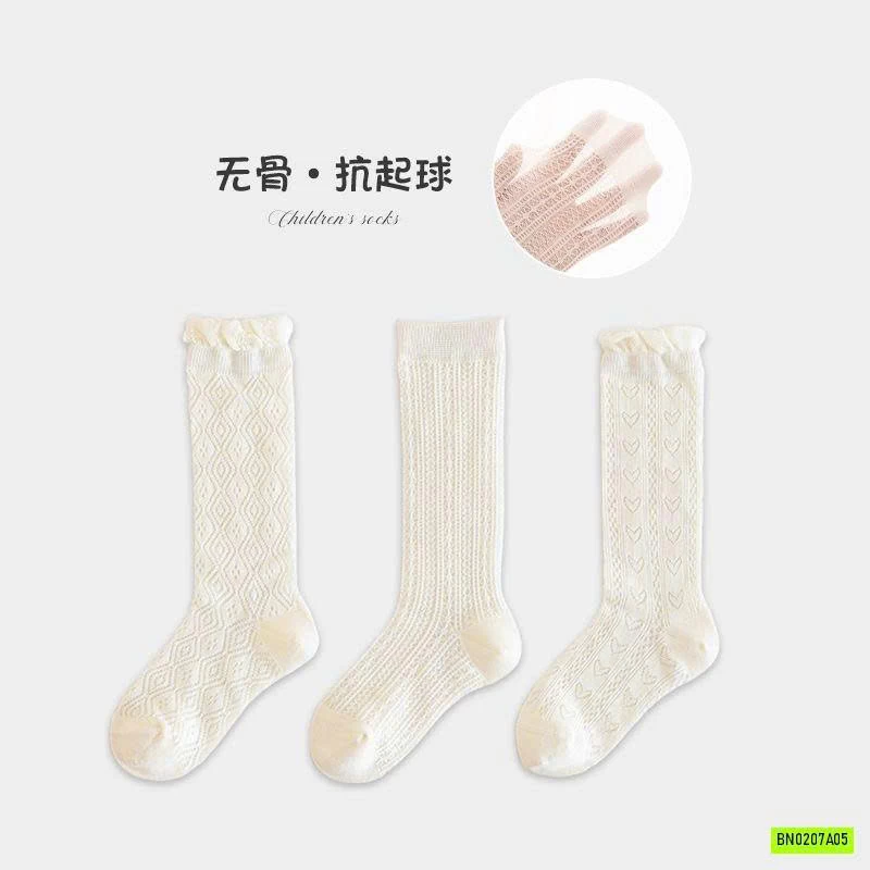 SÉT 3Đ TẤT REN CAO CỔ BG