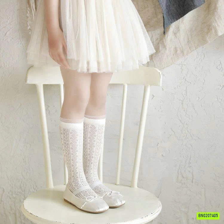 SÉT 3Đ TẤT REN CAO CỔ BG