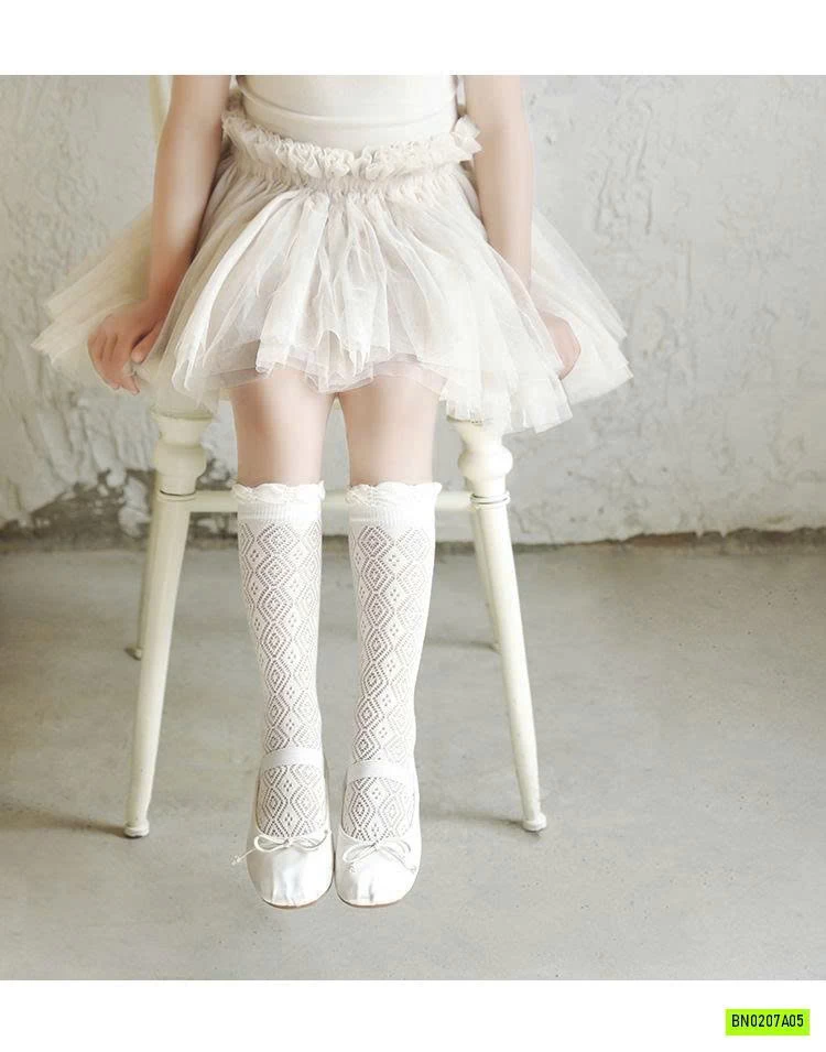 SÉT 3Đ TẤT REN CAO CỔ BG