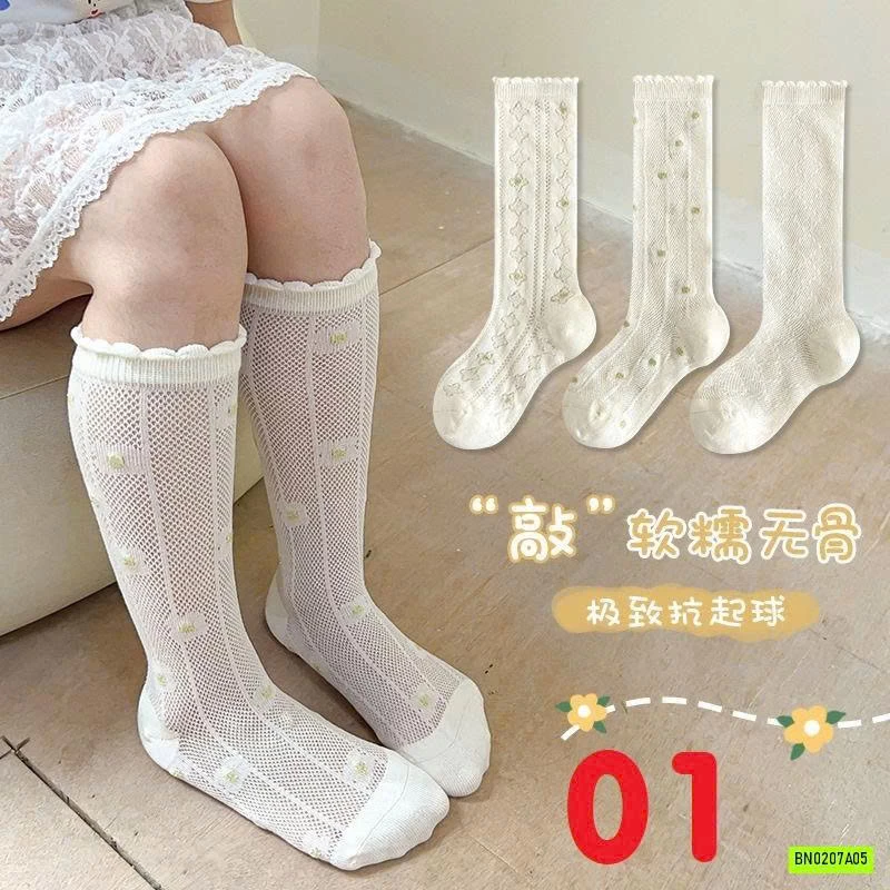 SÉT 3Đ TẤT REN CAO CỔ BG