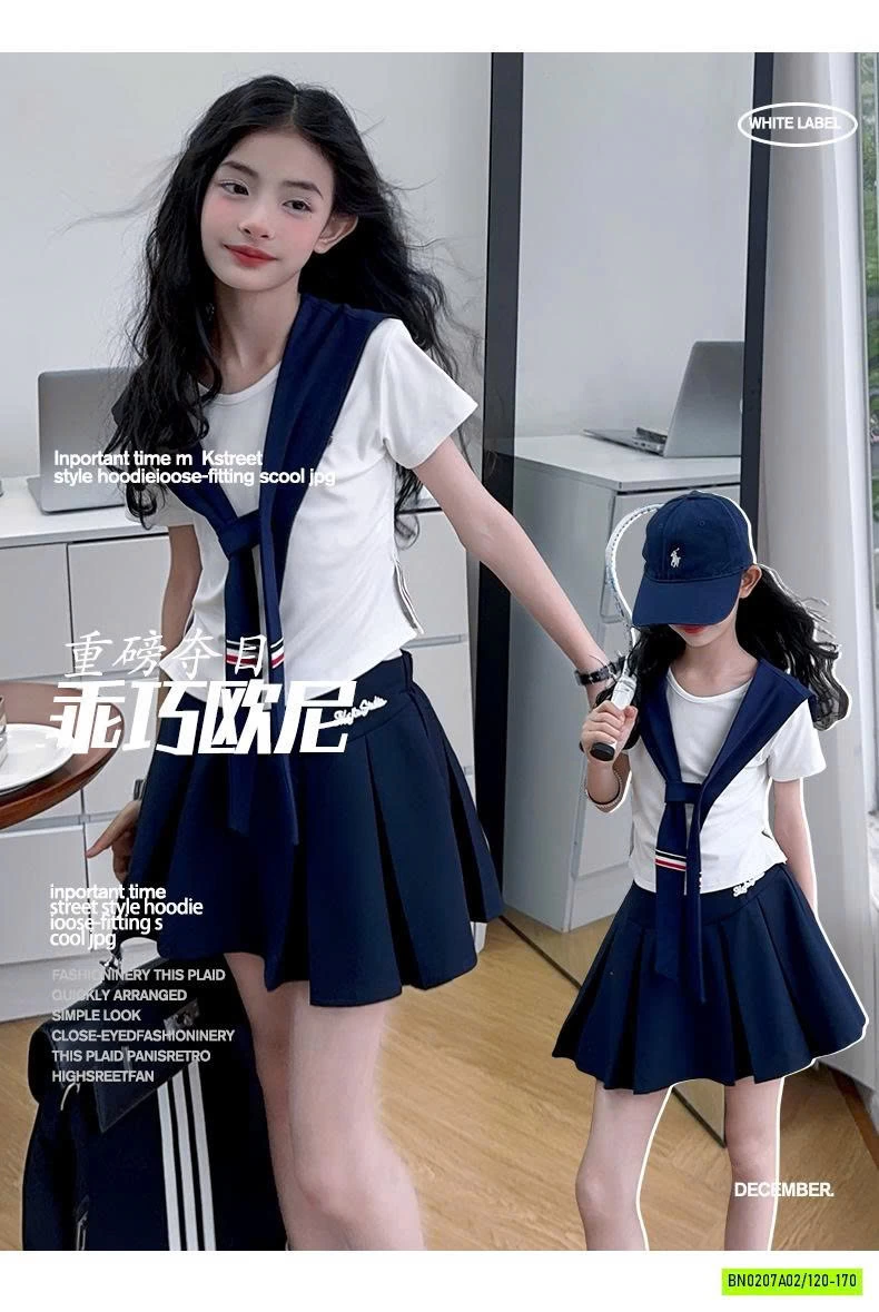 SÉT VÁY ÁO KÈM KHĂN CHOÀNG