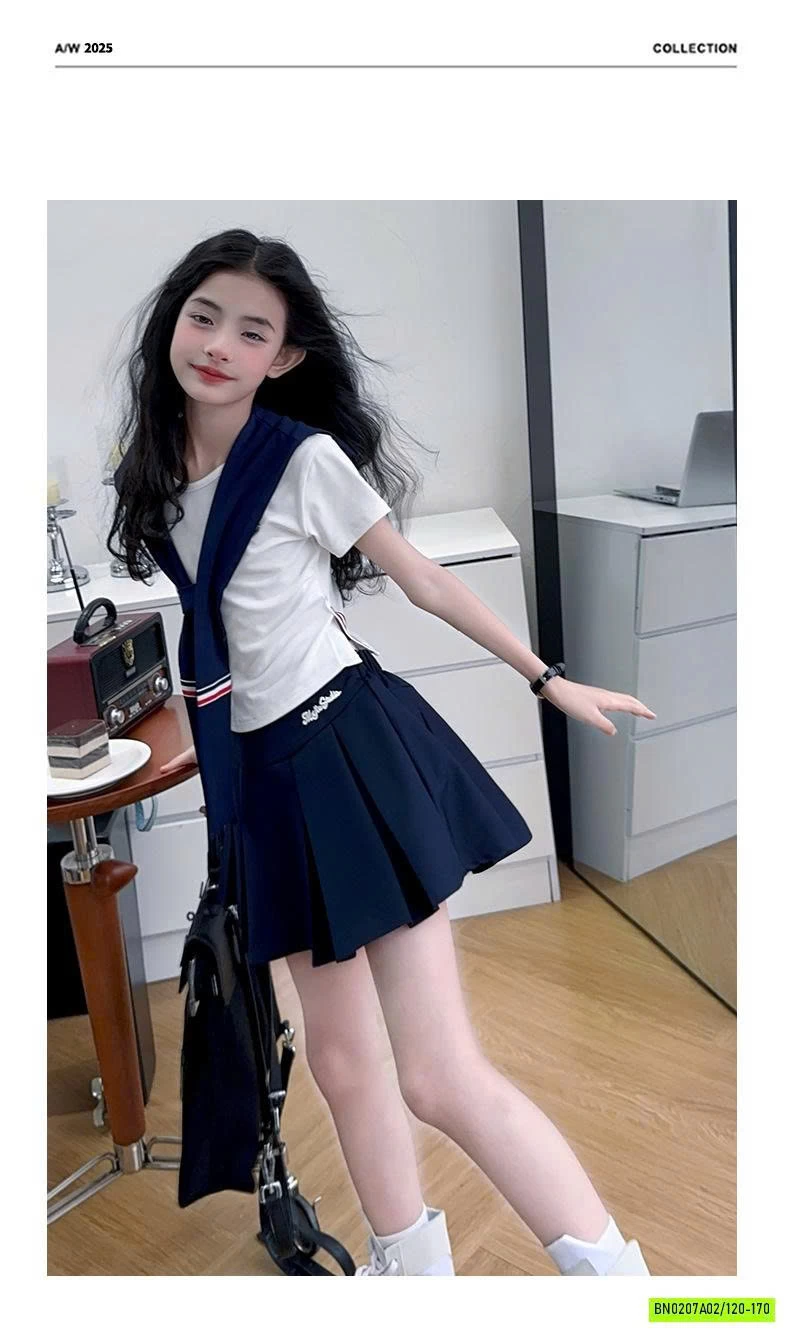 SÉT VÁY ÁO KÈM KHĂN CHOÀNG