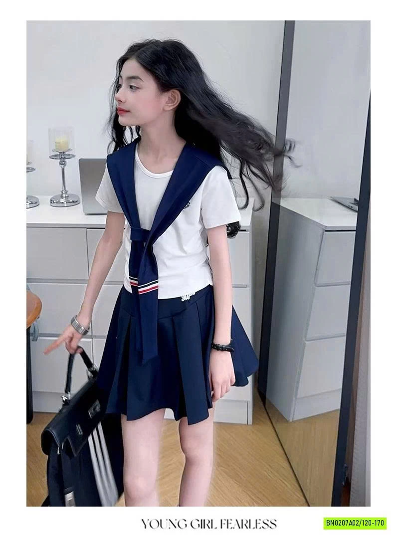 SÉT VÁY ÁO KÈM KHĂN CHOÀNG