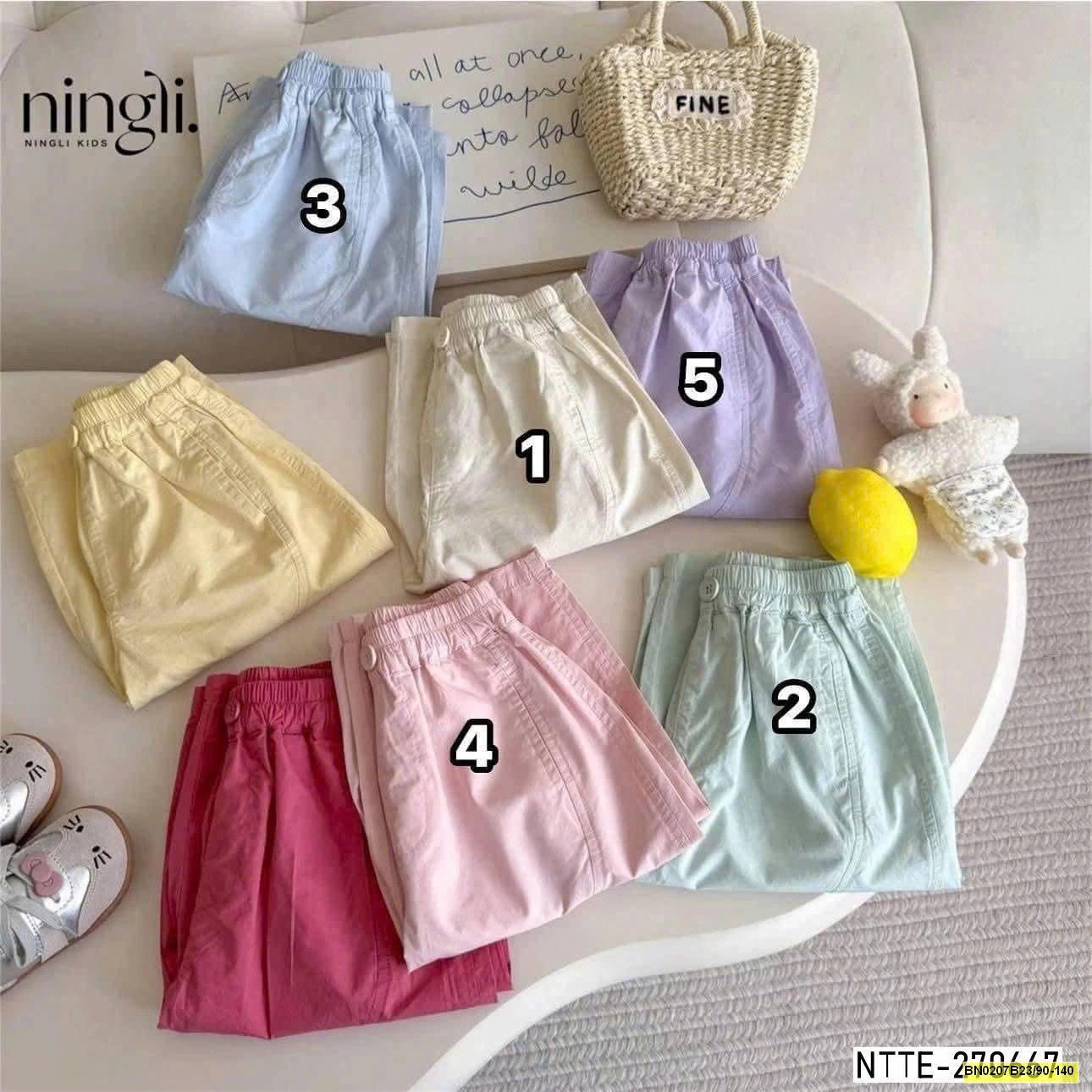 QUẦN SUÔNG TRƠN MÀU