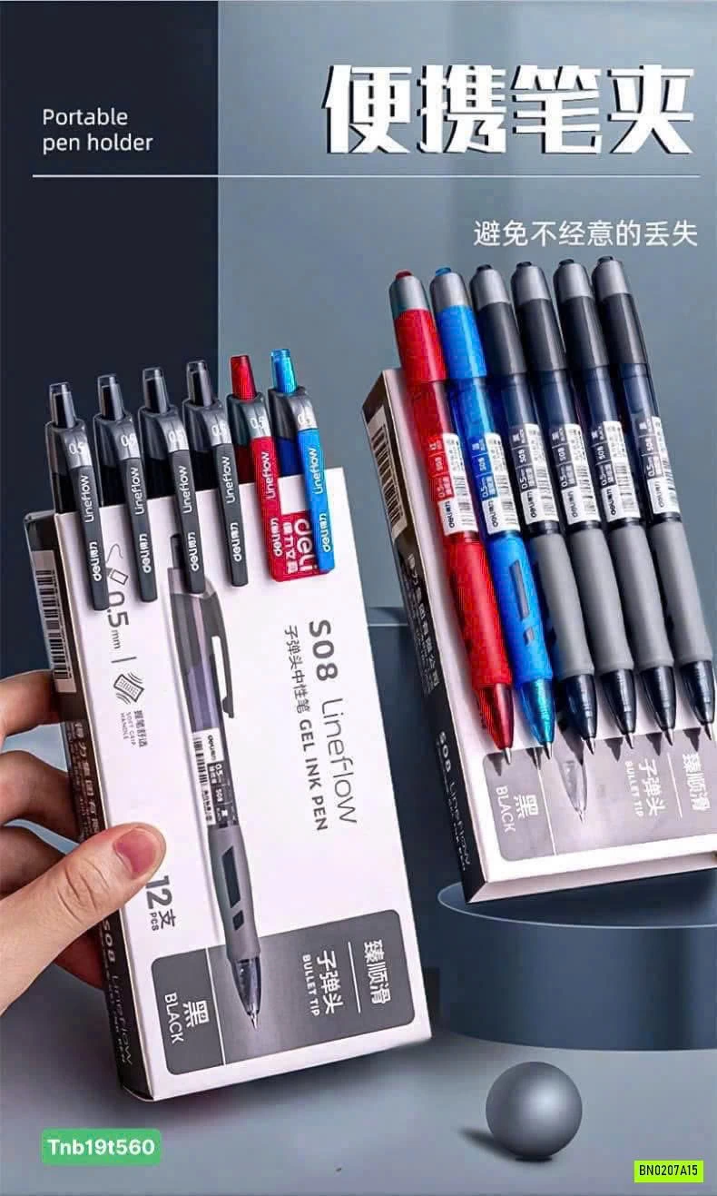 BÚT BI DELI HỘP 12C