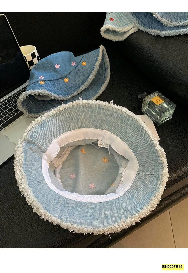 MŨ BUCKET DENIM CHO NỮ
