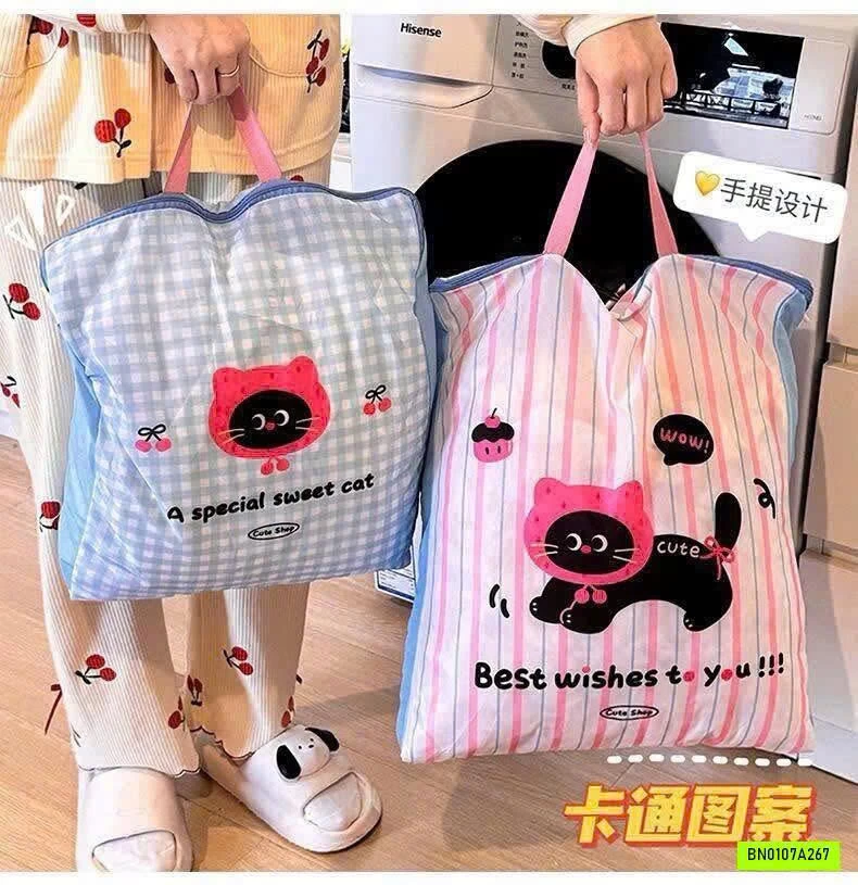 SET 4 TÚI GIẶT ĐỒ MÈO KUTE