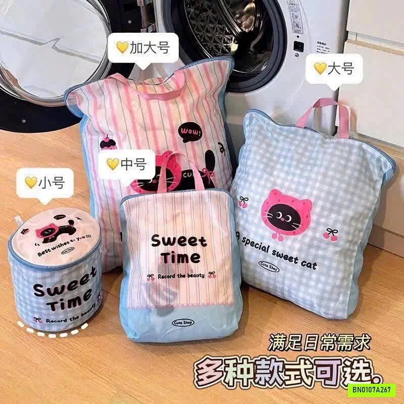 SET 4 TÚI GIẶT ĐỒ MÈO KUTE