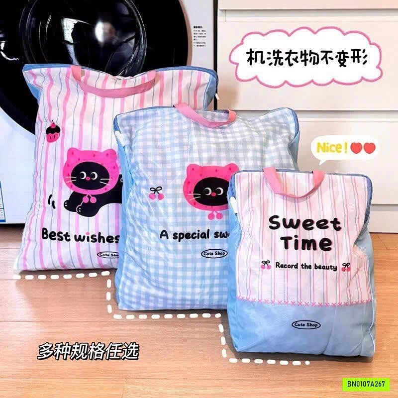 SET 4 TÚI GIẶT ĐỒ MÈO KUTE